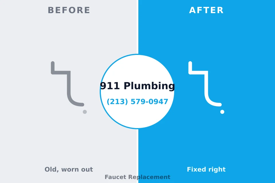 Before and after: plumbing repair Ruhenstroth, NV
